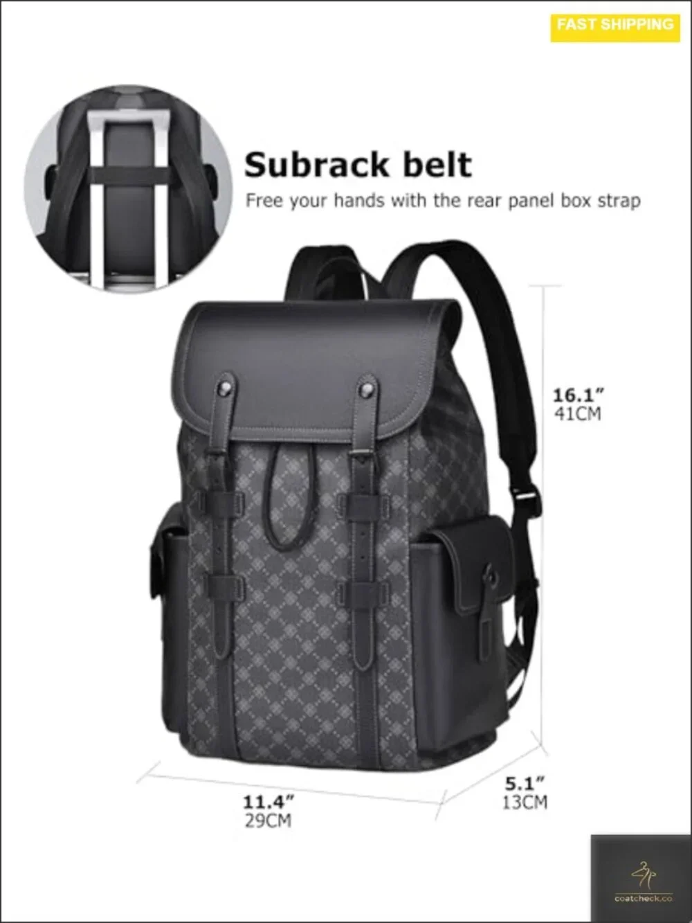 Waterproof Anti Theft Laptop Backpack, 15.6 in Travel Business Bag